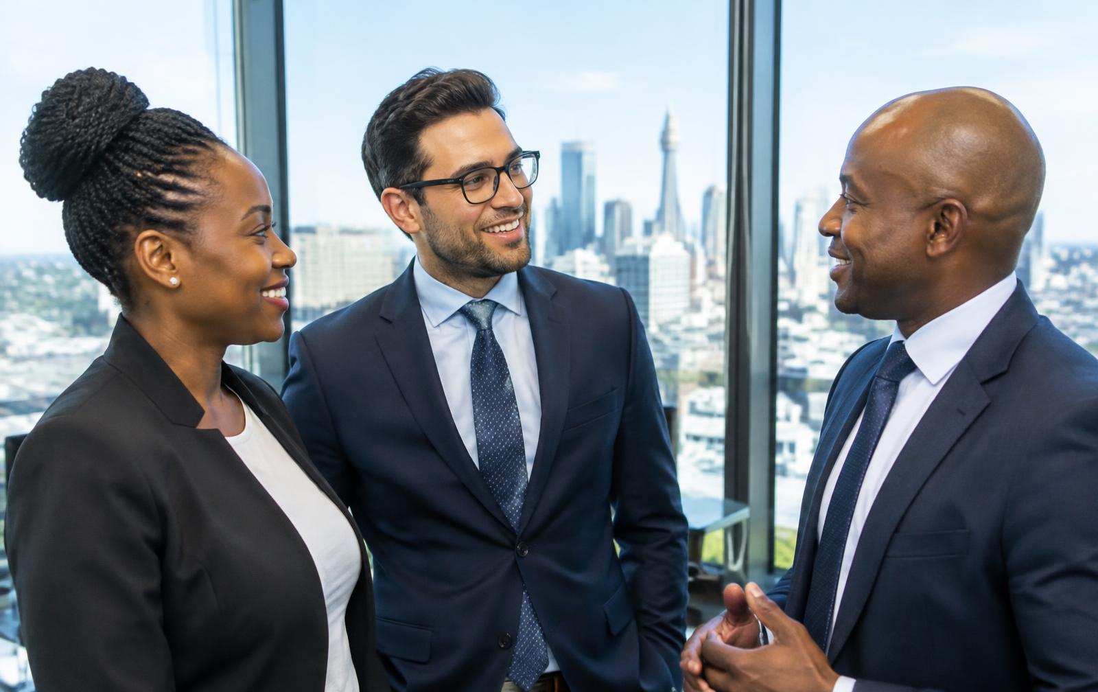 AAM professionals in a Sandton office